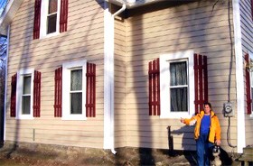 Green House after siding replaced