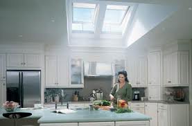 skylights brighten kitchen