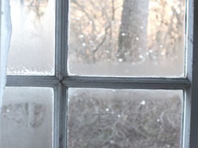 Window with condensation